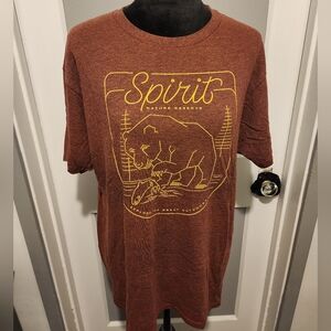 Spirit Nature Reserve Men's Brown T-Shirt
